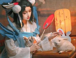 看奶狮不咬人如何用照片合集讲述嫦娥如梦令的传说！