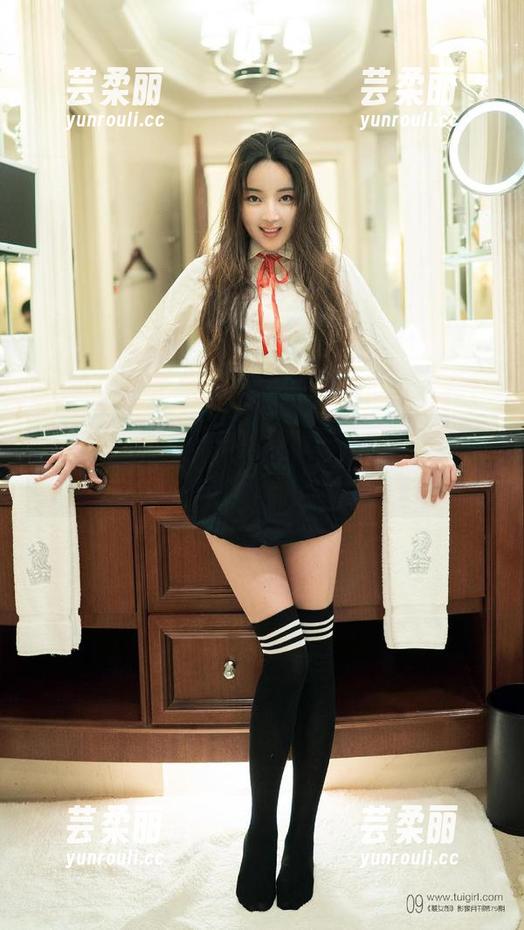 推女郎 - 曾水白色写真里的福利，图片看得我有点小心动，哎呀，别说了！